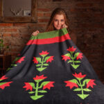 Carolina Lily hand applique FINISHED QUILT Great Quilting Details