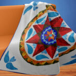 Pennsylvania Hex Wall, FINISHED QUILT - Elegant Scroll Quilting