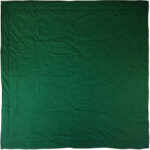 Dark Hunter Green Custom FINISHED COMFORTER - Feather Quill design