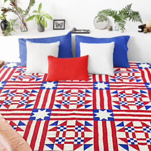 Patriotic Young Man’s Fancy FINISHED QUILT This beautiful quilt will be Loved