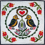 Double Distle Finks Pennsylvania Hex wall sized FINISHED QUILT