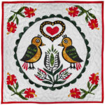 Double Distle Finks Pennsylvania Hex wall sized FINISHED QUILT