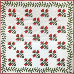 Hand Applique Carolina Lily FINISHED QUILT - Elegant Design