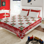 Carolina Lily FINISHED QUILT - Elegant Hand Applique Design - Queen size