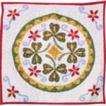 Luck of the Irish Dutch Hex sign Finished Wall Quilt - Attract Luck & Prosperity