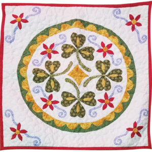 Luck of the Irish Dutch Hex sign Finished Wall Quilt – Attract Luck & Prosperity