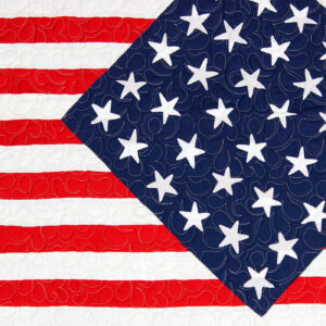 4th of July Patriotic Stars & Stripes Wall Sized FINISHED QUILT