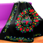 Floral Hand Applique QUILT TOP - Perfect to showcase your quilting skills