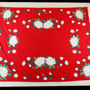 Unique Floral Hand Applique QUILT TOP – Showcase your quilting skills Twin