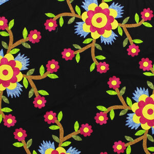 Rose of Sharon Hand Applique Wall QUILT TOP Incredible sm. details