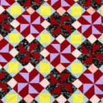 Patchwork Pinwheel QUILT TOP - Very nice look and feel to this quilt top