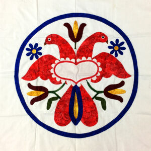 Family / Harmony Pennsylvania Hex wall sized QUILT TOP or wall art