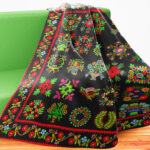 Hand Applique Baltimore Album Sampler QUILT TOP - The Best ! Sm. border details