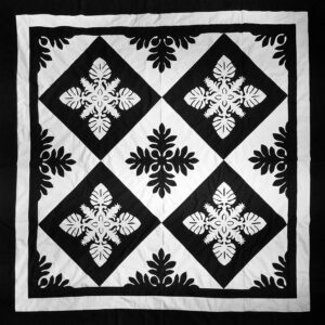 Hawaiian Sampler design masterpiece QUILT TOP – All Hand Applique ! – Queen