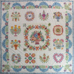 Hand Applique Baltimore Album Sampler QUILT TOP - The Best of the Best ! Queen