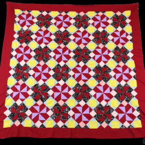 Patchwork Pinwheel QUILT TOP – Very nice look and feel to this quilt top
