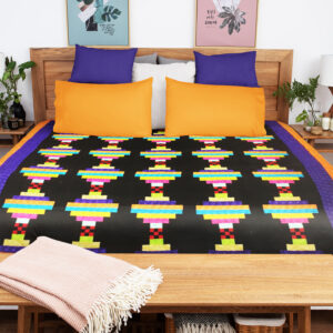 Unique Log Cabin Courthouse Steps FINISHED Quilt -- Excellent Masculine Look